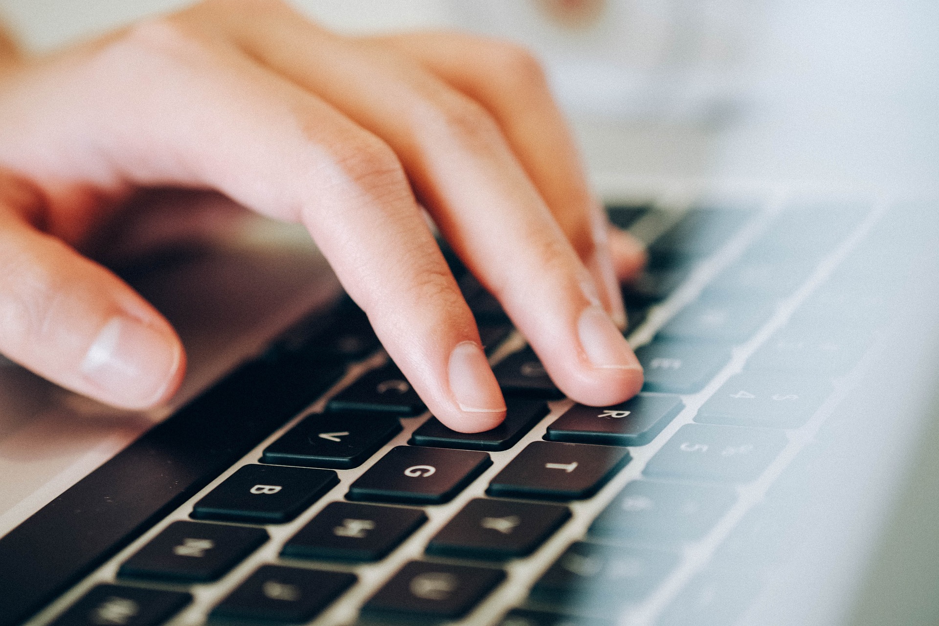 Tecleando en teclado